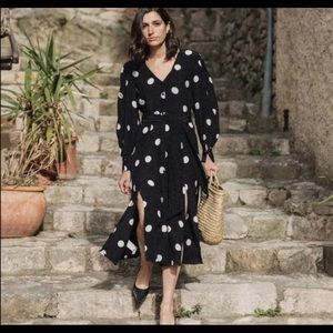 mango spot dress